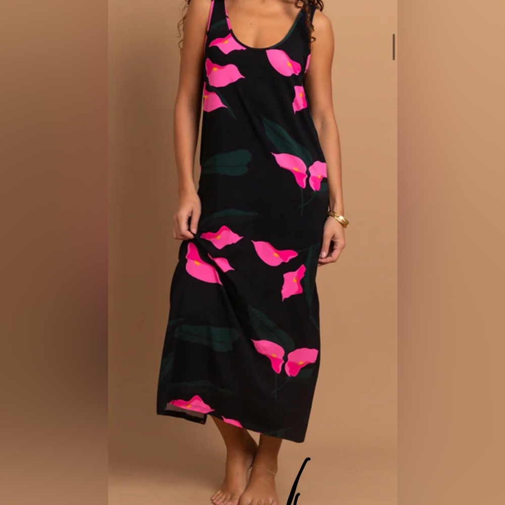 NWT Fighting Eel Black and Pink Dress Celine Small